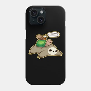 'Sloth-Turtle-Snail Piggyback' Funny Racing Animal Phone Case