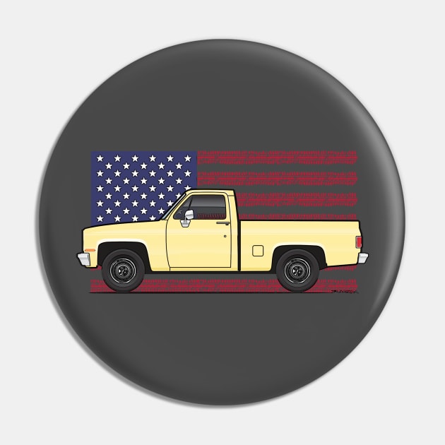 Yellow 81-87 SquareBody Pin by JRCustoms44