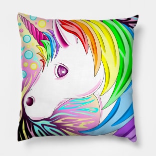 Rainbow Unicorn Pillow