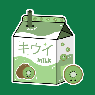 Kawaii Kiwi Milk T-Shirt