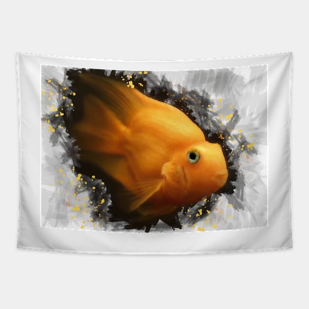 Goldfish Tapestry by JimDeFazioPhotography