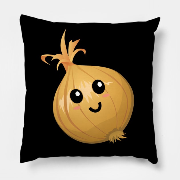 Cute Onion Pillow by LunaMay