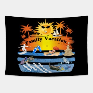 Family Vacation Tapestry