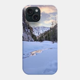 King's Creek Canyon - winter mountain landscape Phone Case