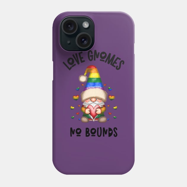 Love Gnomes No Bounds Phone Case by Trinket Trickster