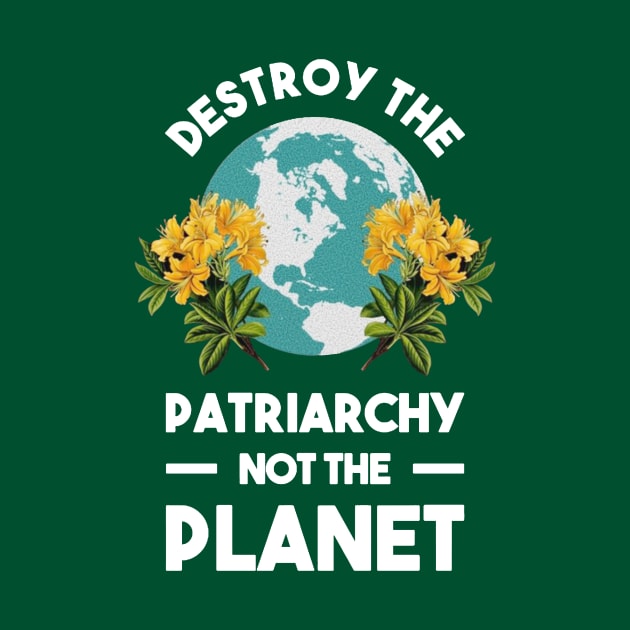 Destroy The Patriarchy Not The Planet Best Merch by erthanis