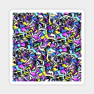 Abstract Graffiti Magnet