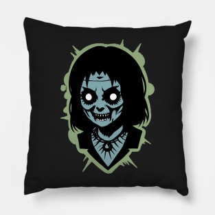 Possessed Gothic girl Pillow