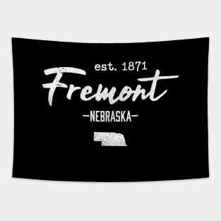 Fremont Nebraska City State Vintage Tapestry