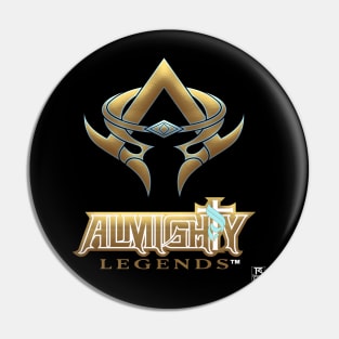 Almighty Legends Logo Pin