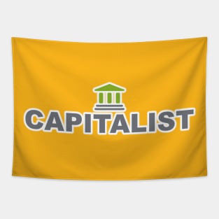 Capitalist Business Entrepreneur Bank Money Hustle Tapestry