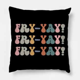 TGIF Teacher Shirt tgif cursive Friyay Teacher Shirt 4k tshirt teacher gifts friyay t-shirt Pillow