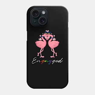 Flamingo Gay LGBT  Flag Phone Case