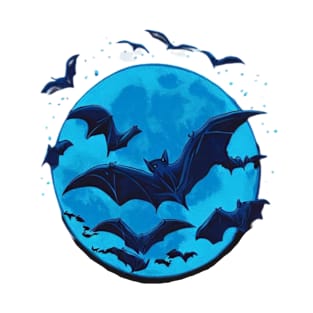 Blue moon bat T-Shirt