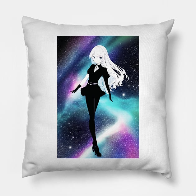 Galaxy Gal Pillow by Crooked Crow