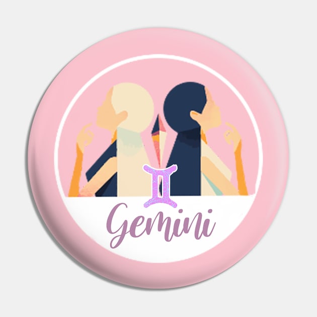 Gemini Pin by Kiroiharu