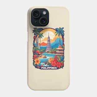 Vintage Travel Philippines Design Phone Case