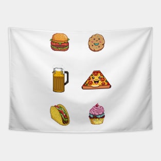 Food Packs Tapestry