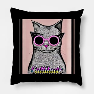 Cattitude Pillow