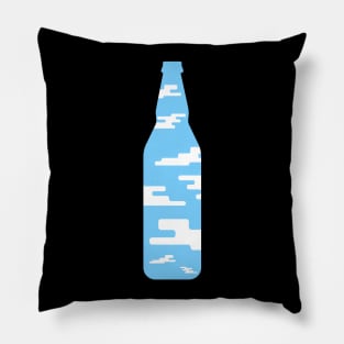 magritte art bottlel Pillow