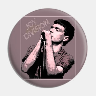 Ian Curtis Art Pin