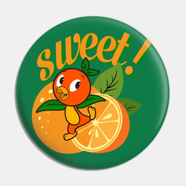 Sweet Orange Pin by EnchantedTikiTees