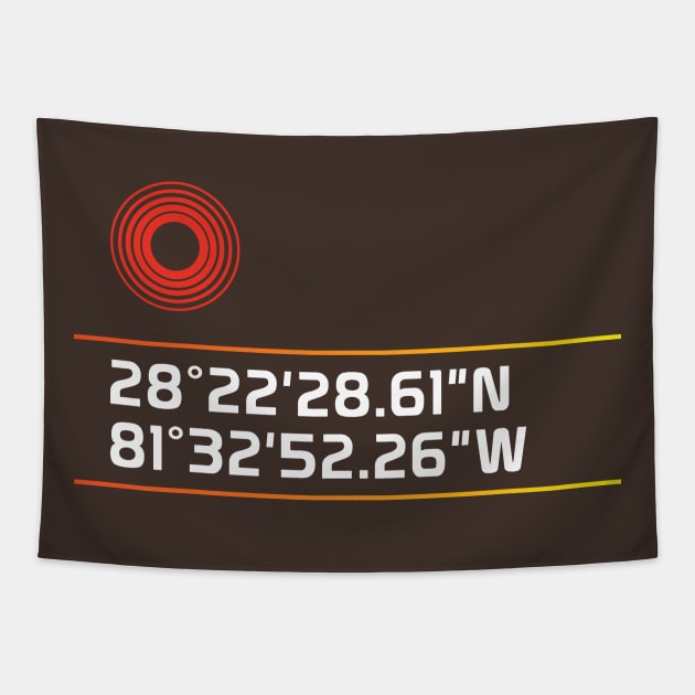 Epcot Universe of Energy Coordinates Tapestry by BuzzBenson