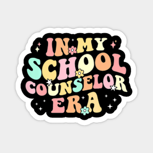 In My School Counselor Era Retro Back To School Counseling Magnet