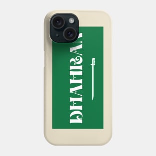 Dhahran City in Saudi Arabian Flag Phone Case