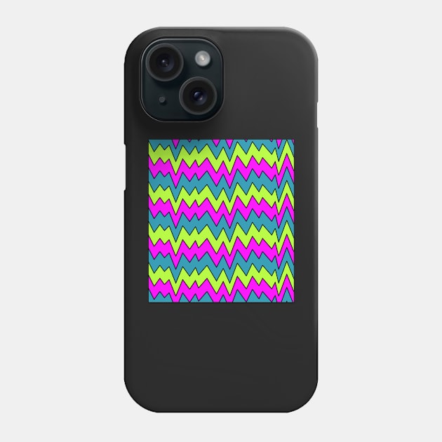 90s Zig Zag Phone Case by marissasiegel