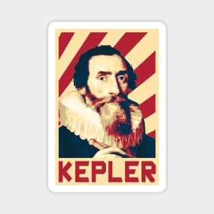 Johannes Kepler Retro Magnet