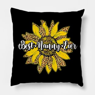 Ever Sunflower Nanny Mothers Day Womens Pillow