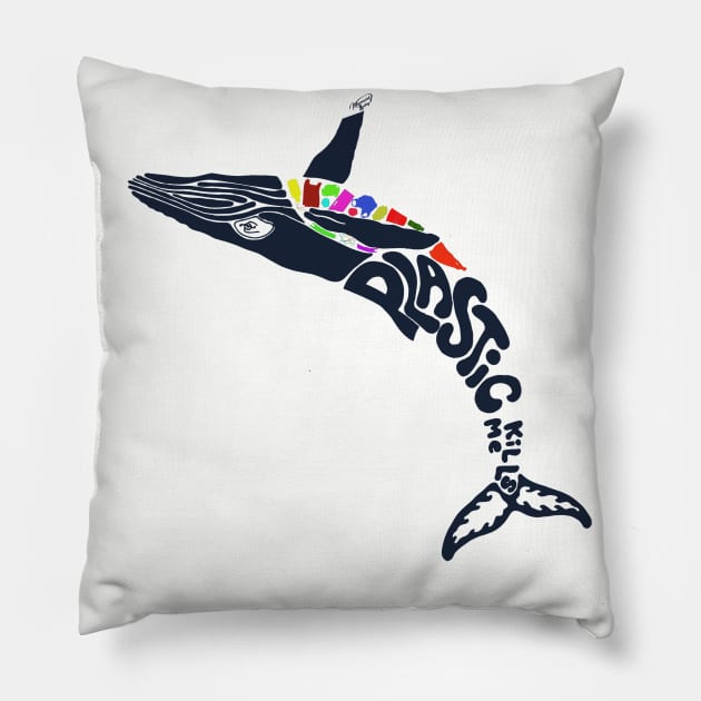 Plastic Kills' Me Pillow by MisconceivedFantasy