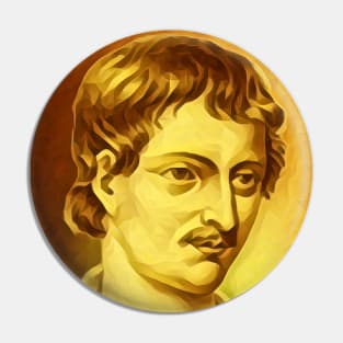 Giordano Bruno Golden Portrait | Giordano Bruno Artwork 8 Pin