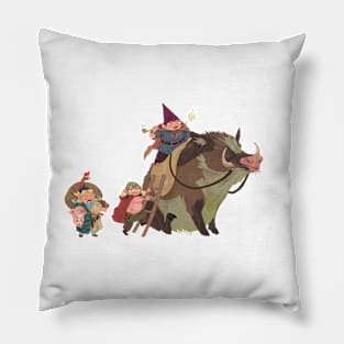 Pig Ride Pillow