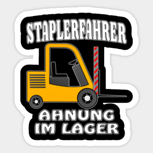 Gabelstapler Stickers Teepublic