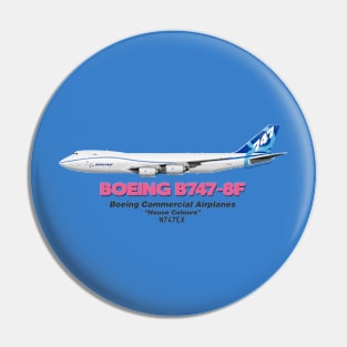 Boeing B747-8F - Boeing "House Colours" Pin