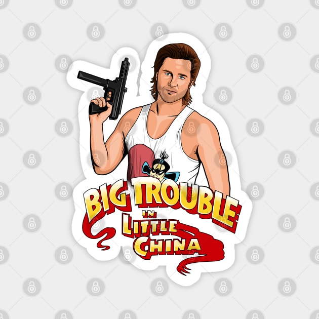 Jack Burton Magnet by OniSide