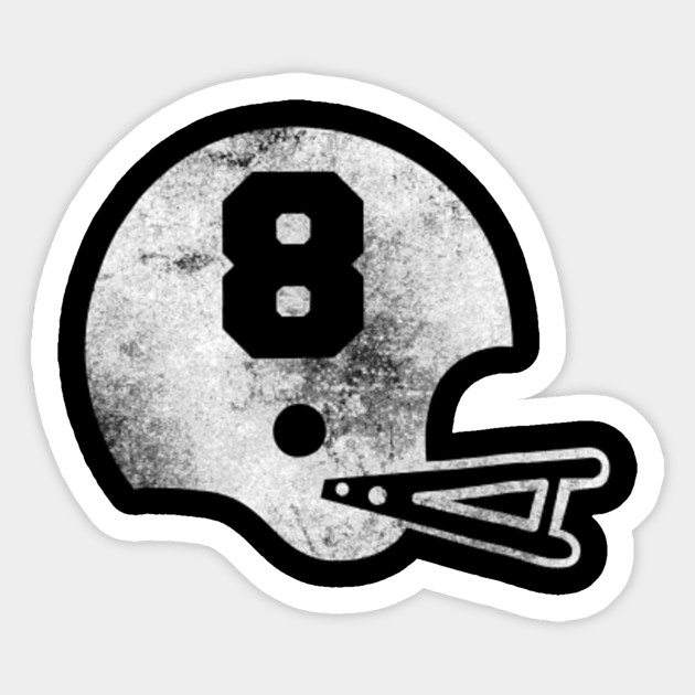 Vintage Football Jersey Number 8 Player Number Vintage Football