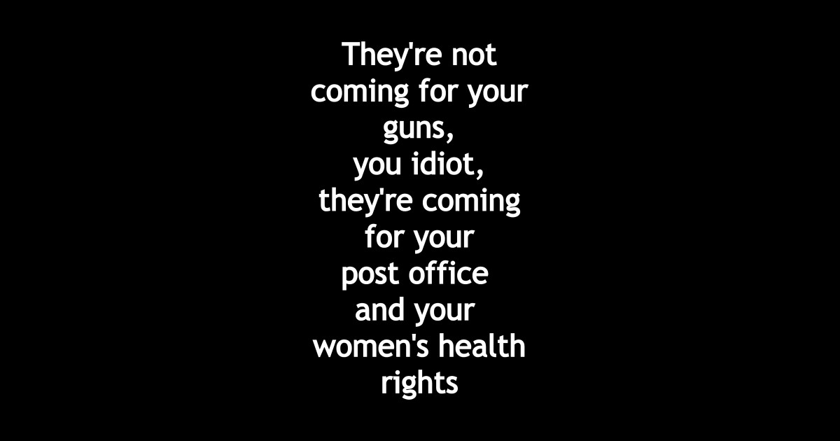 They're not coming for your guns Government Sticker TeePublic