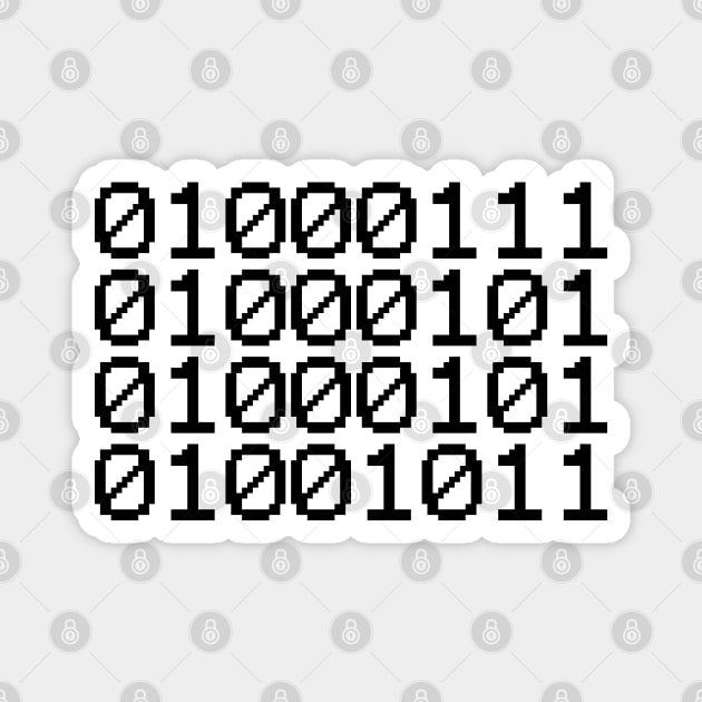 BINARY GEEK Magnet by tinybiscuits