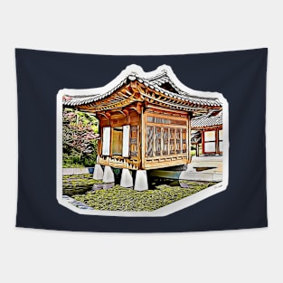 Hanok - traditional korean house Tapestry