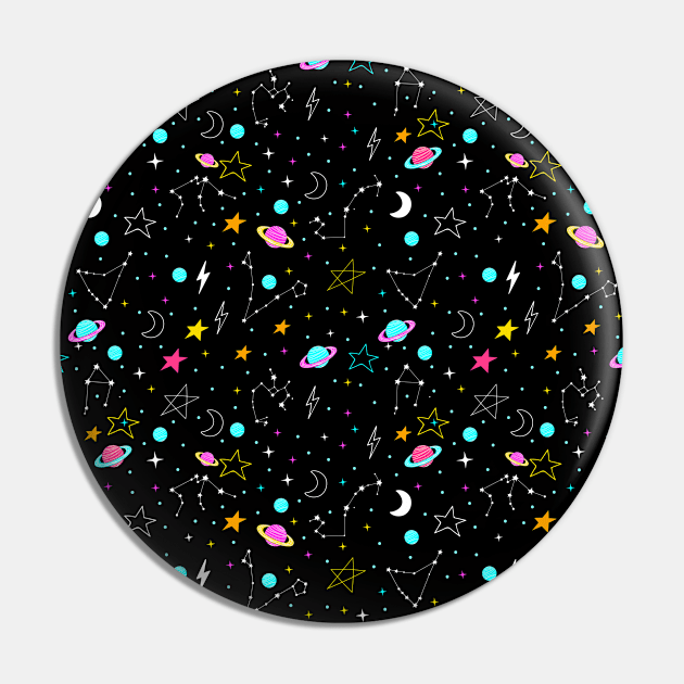 Universe Pattern Pin by outdoorlover