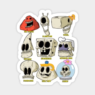 Cartoon Skulls (6) Magnet