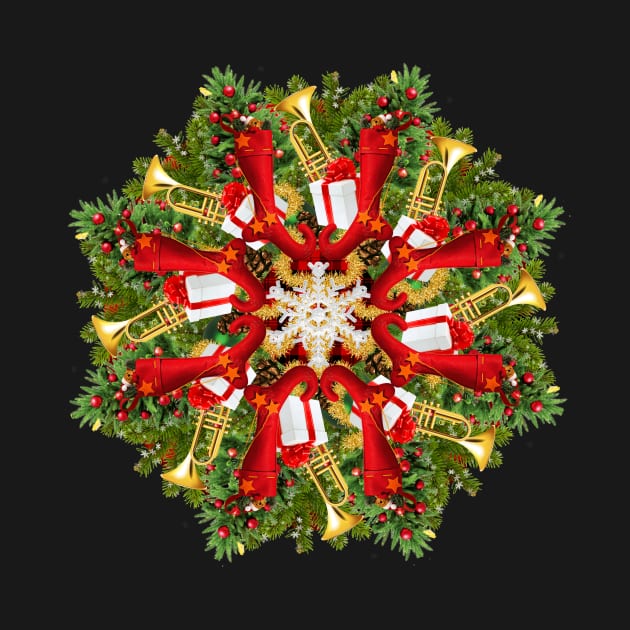 Traditional Christmas Mandala by burenkaUA