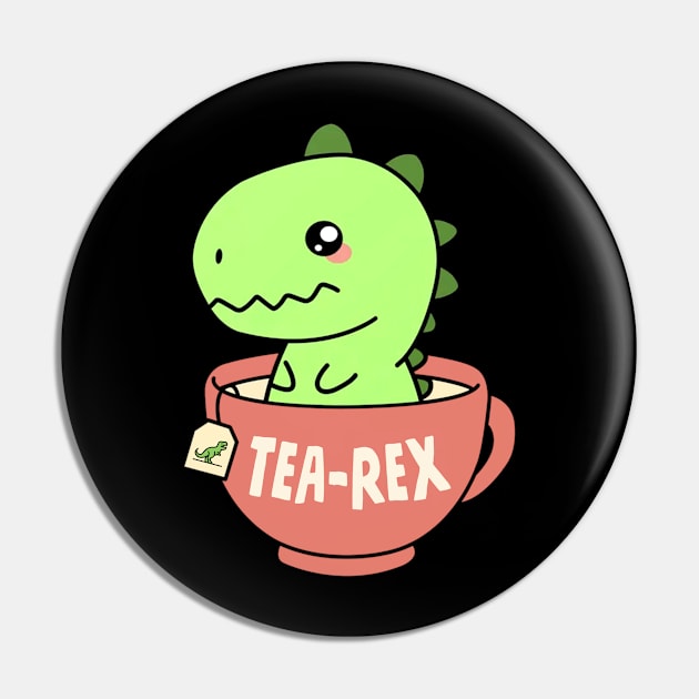 Tea-Rex Pin by Three Meat Curry