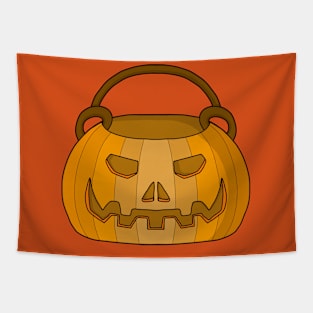 Halloween Pumpkin Trik or Treat Tapestry