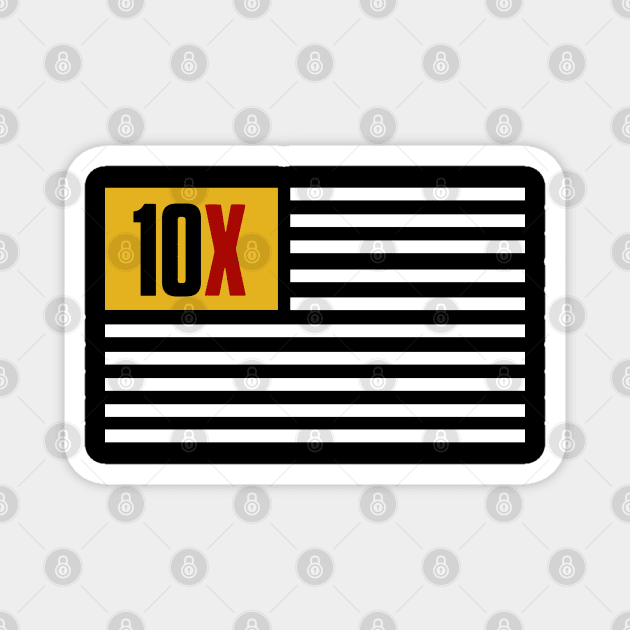 Grant Cardone 10X Flag 3 Magnet by Millionaire Merch