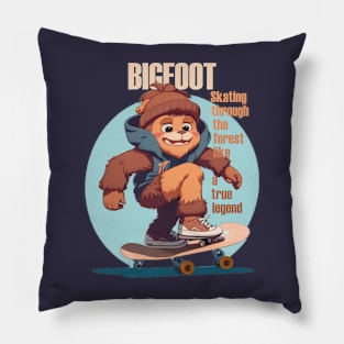 little bigfoot fun Pillow