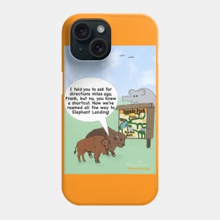 Enormously Funny Cartoons You Are Here Phone Case